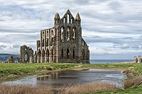 With the first monastery built in the 7th century, the ruins of the medieval Whitby Abbey still stand today, now famous for its role in Dracula.
