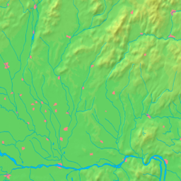 Nitra markerat på en karta över regionen Nitra