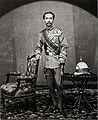 King Chulaongkorn, the founder of the unit, in the scarlet uniform of the regiment