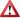 red-outlined triangle containing exclamation point