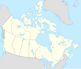 Poloha mesta v rámci Kanady