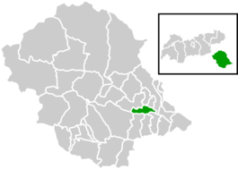 Byen Lienz i distriktet Lienz
