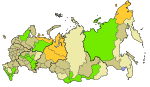 Адміністративний поділ Російської Федерації, 2008 рік