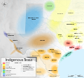 Image 23Territories of some Native American tribes in Texas ~1500CE (from History of Texas)