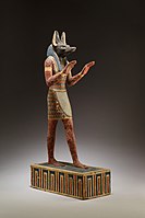 Statuie cu Anubis, 332–30 î.Hr.; Metropolitan Museum of Art