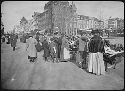 Outdoor food market, 7th at Pennsylvania, c.1900