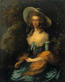 Thomas Gainsborough, Portrait of Miss Evans, c. 1786-1790