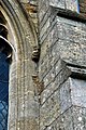 Corbel on All Saints, pushed out by buttress