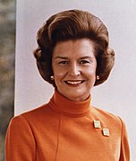 Betty Ford, esposa de Gerald Ford. También fue primera dama.