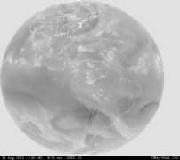 GOES-12 water vapor image.