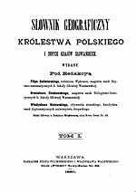 Thumbnail for Geographical Dictionary of the Kingdom of Poland