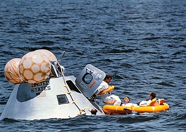 BP-1102 during Apollo 7 water egress training