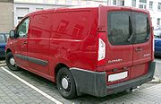 Citroën Jumpy rear before improvements