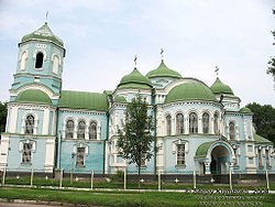 The Sviato-Uspenskyi Cathedral in Zolotonosha.