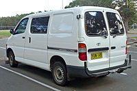 Toyota HiAce SBV (RCH12R; pre-facelift, Australia)