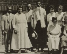 Staff at the American Red Cross disaster relief headquarters in Tulsa, Oklahoma, after the Tulsa race massacre of June 1921