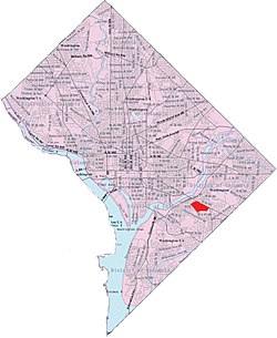 Randle Highlands within the District of Columbia