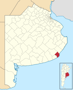 Location in Buenos Aires Province