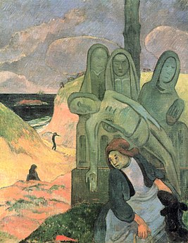 Paul Gauguin, Il Cristo verde, 1889