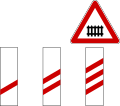 I-35 Distance-panels for gated level crossing