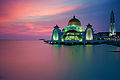 Melaka Straits Mosque, a newly built mosque in the city's metro area