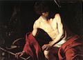 Caravaggio, John the Baptist (Galleria Nazionale d'Arte Antica)