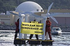 Anti-nuclear demonstration, Rio de Janeiro, 2009