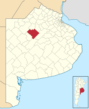 Муниципалитет 9 Июля на карте