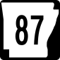 Arkansas state route marker