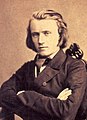Johannes Brahms, gebaore 7 mei 1833.