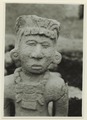 Carved sculpture, ancient work, from Chichen Itza, Mexico
