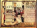 Medieval miniature depicting the Battle of Parma (1248)