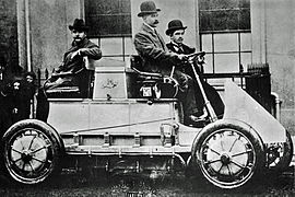 Lohner Porsche Semper Vivus automobile hybride essence électrique, 1900