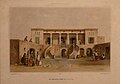 Adolphe d'Hastrel : Une habitation à Gorée (maison d'Anna Colas) (vers 1845).