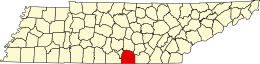 Contea di Franklin – Mappa
