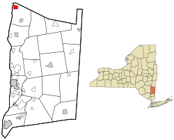 Location of Tivoli, New York