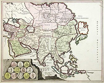 Ասիան ցույց տվող 1719 թվականի քարտեզ