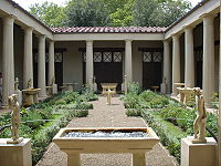 Реконструкція саду в  «будинку Веттії» у Помпеї