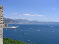 Salerno as seen from the Coast of Amalfi.