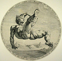 Icarus (1588) from the series The four disgracers