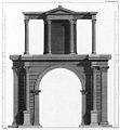 Restoration Drawing of the SE side of the Arch