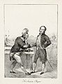Image 121George IV greeting Gioachino Rossini, by Charles Motte (restored by Adam Cuerden) (from Wikipedia:Featured pictures/Culture, entertainment, and lifestyle/Theatre)
