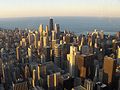 Image 29Downtown Chicago and Lake Michigan (view from the Willis Tower). Photo credit: Adrian104 (from Portal:Illinois/Selected picture)