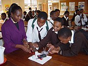Photo of secondary school students in South Africa