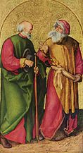 Joseph and Joachim, Dürer, 1504