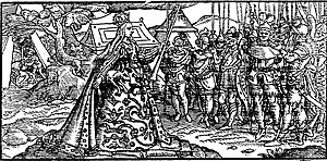 Tudor illustration of Boudica