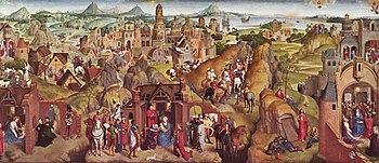 Kristoren etorrera eta garaipena, 1480 aldean, Alte Pinakothek, Munich