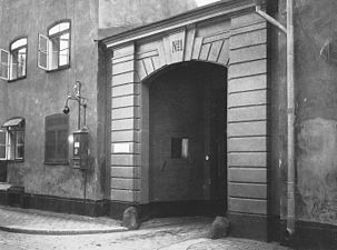 Portalbyggnaden omkring 1900.