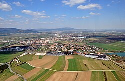 Aerial view of Leobersdorf