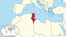 Description de l'image Tunisia in its region.svg‎.